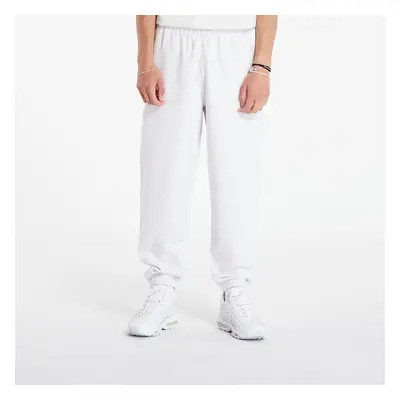 Kalhoty Nike Solo Swoosh Men's Fleece Pants Birch Heather/ White