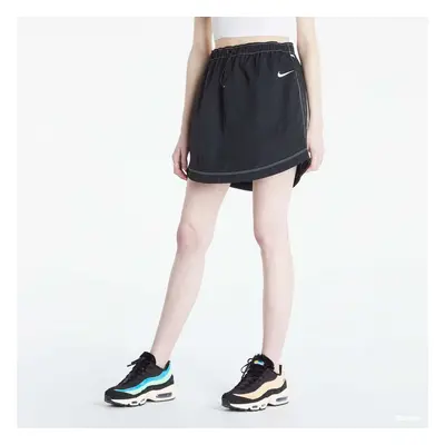 Sukně Nike Sportswear Swoosh Women's Woven High-Rise Skirt Black