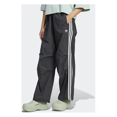 Kalhoty adidas Stripes Parachute Pants Black