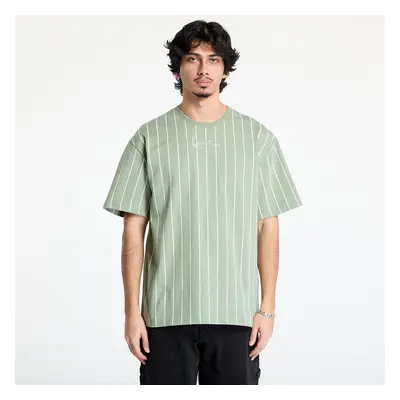 Tričko Karl Kani Small Signature Essential Pinstripe Tee Green