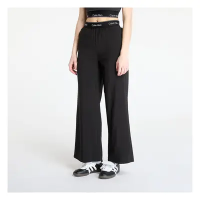 Kalhoty Calvin Klein Sport Wo - Wide Leg Pant Black