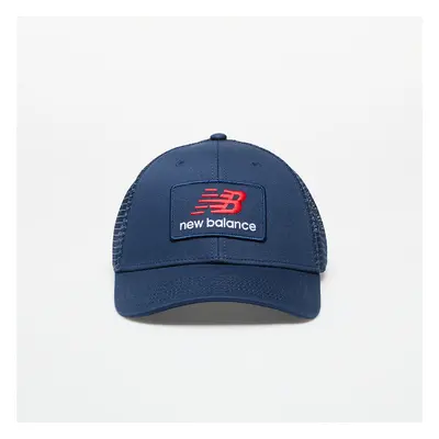 Kšiltovka New Balance Stacked Patch Logo Trucker Cap Blue