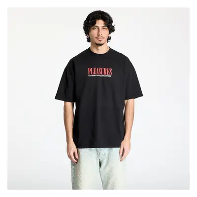 Tričko PLEASURES Satisfaction T-Shirt Black