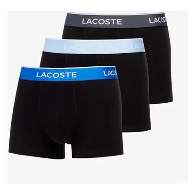 Boxerky LACOSTE Trunk Pack Black/ Blue