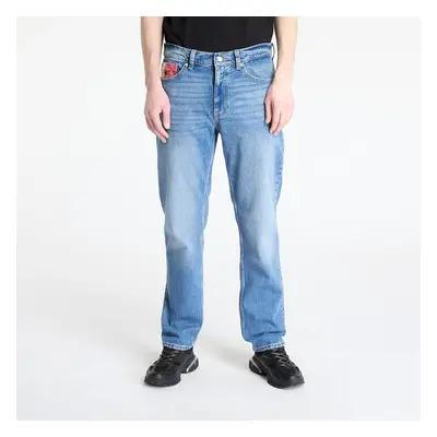 Kalhoty Tommy Jeans Ryan Slim Straight Jeans Denim Medium