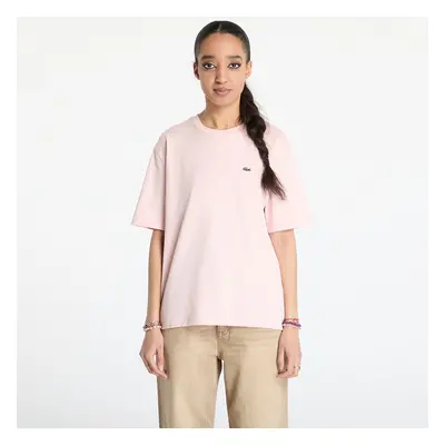 Tričko LACOSTE Soft Cotton T-shirt Rose Pale