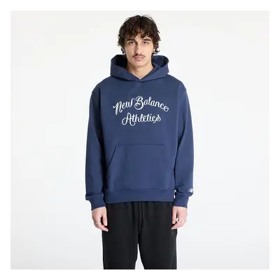 Mikina New Balance Athletics Relaxed League Hoodie Blue