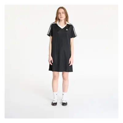 Dres adidas Adicolor Football Jacquard V-Neck Dress Black/ Black