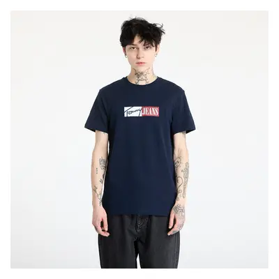 Tričko Tommy Jeans Slim Entry Graphic Tee Blue