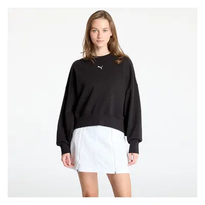 Mikina Puma Wardrobe Essentials Over-Oversized Crew PUMA Black