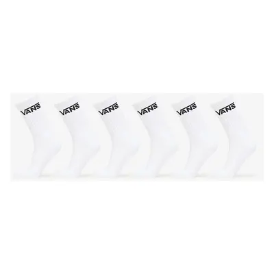 Ponožky Vans Classic Crew Socks 6-Pack White