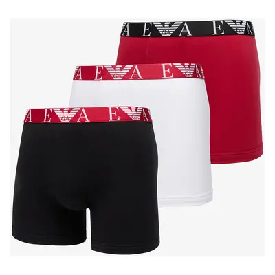 Boxerky EA7 Emporio Armani 3-Pack Boxer White/ Scooter/ Black