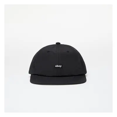 Kšiltovka OBEY Lowercase Nylon Panel Strapback Black