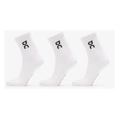 On Logo Sock High 3-Pack White