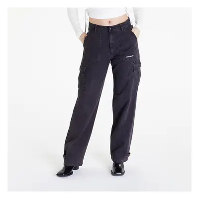 Kalhoty Sixth June Utility Straight Pants Black