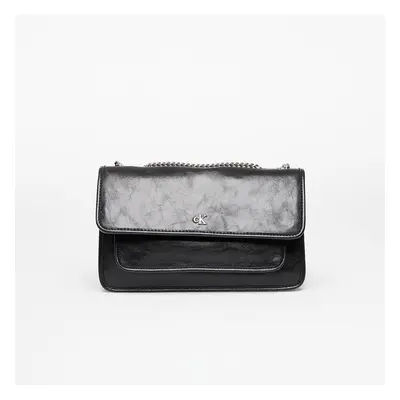 Taška Calvin Klein Jeans Chain Flap Bag Black