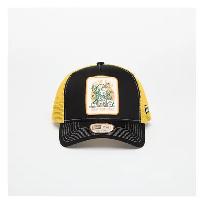 Kšiltovka New Era 9FORTY Af Trucker Summer Patch Black/ Grilled Yellow