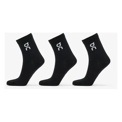 On Logo Sock High 3-Pack Black