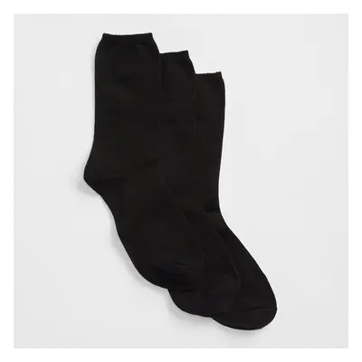 Ponožky GAP Crew Socks 3-Pack Black