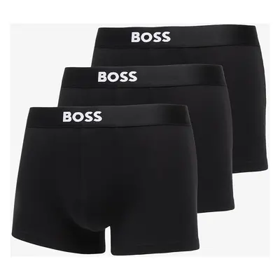 Boxerky Hugo Boss Trunk 3-Pack Boss One Black