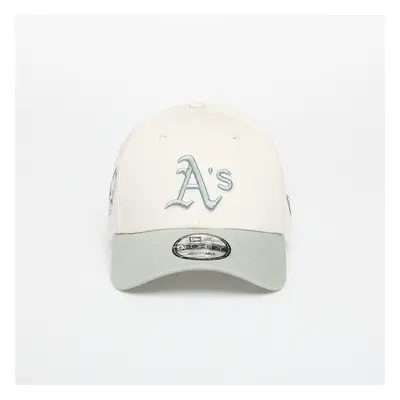 Kšiltovka New Era MLB Ws Patch 9FORTY Oakland Athletics Ivory/ Pastel Green