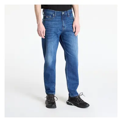 Kalhoty Tommy Jeans Isaac Relaxed Tapered Jeans Denim Dark