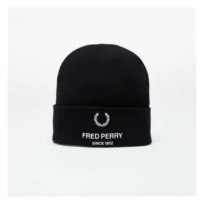 Čepice FRED PERRY Flp Poly Beanie Black