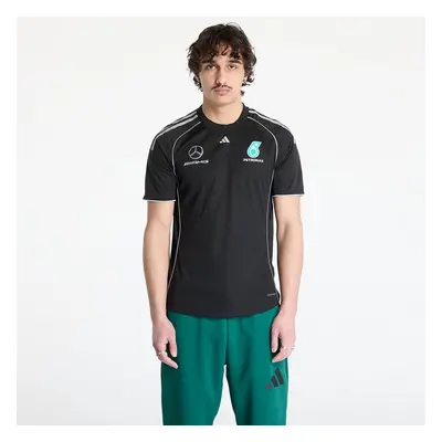 Dres adidas x Mercedes AMG Petronas F1 Team Mechanics Jersey Black/ Black/ Reflective Silver