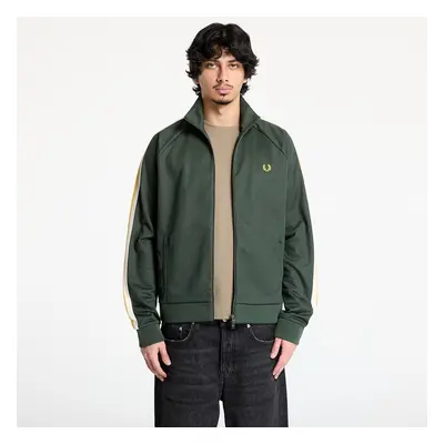 Mikina FRED PERRY Two Colour Tape Track Jacket Court Green