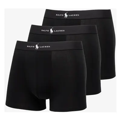 Boxerky Ralph Lauren Clssic Trunk 3-Pack Trunk Black