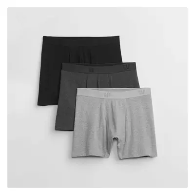 Boxerky GAP Boxer Briefs 3-Pack True Black Multi