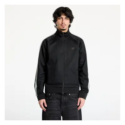 Mikina FRED PERRY Two Colour Tape Track Jacket Black