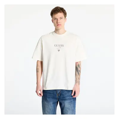 Tričko GUESS Go Printed Baker Logo Tee Sandy Shore