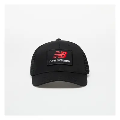 Kšiltovka New Balance Stacked Patch Logo Trucker Cap Black