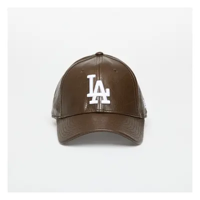 Kšiltovka New Era MLB Crinkled Pu 9FORTY Los Angeles Dodgers Walnut/ White