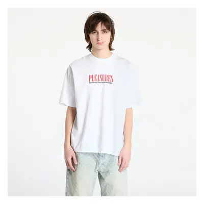 Tričko PLEASURES Satisfaction T-Shirt White