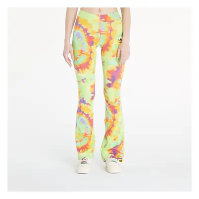 Kalhoty adidas Tie-Dyed Flared Pant Yellow/ Multicolor