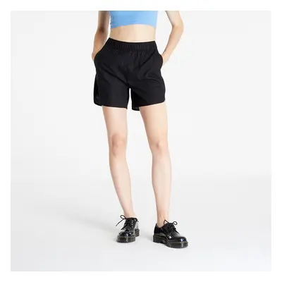 Šortky Urban Classics Ladies Linen Mixed Shorts Black