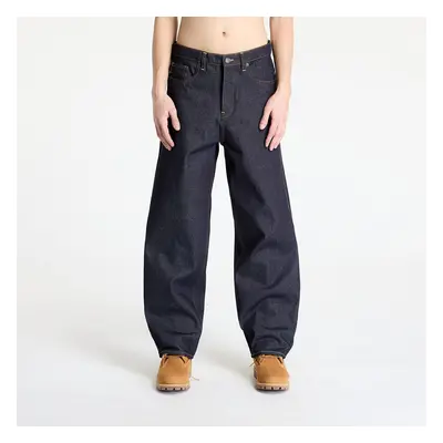 Kalhoty PLEASURES Formula Baggy Jeans Raw Indigo