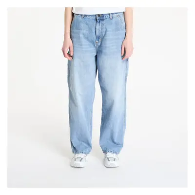 Kalhoty Carhartt WIP W' Brandon Single Knee Pant Blue Burst Washed