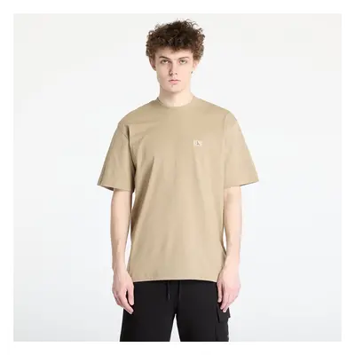 Tričko Calvin Klein Jeans Woven Label Relaxed Tee Brown