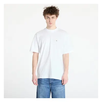 Tričko Calvin Klein Jeans Woven Label Relaxed Tee White