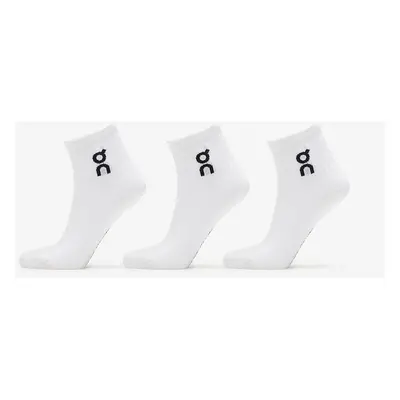 On Logo Sock Mid 3-Pack White