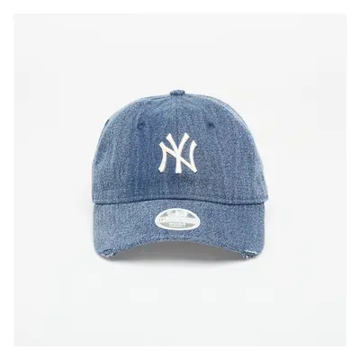 Kšiltovka New Era New York Yankees 9TWENTY Acid Denim Adjustable Cap Navy/ White