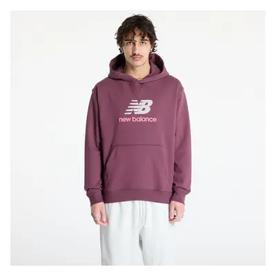 Mikina New Balance Athletics French Terry Logo Hoodie Violet