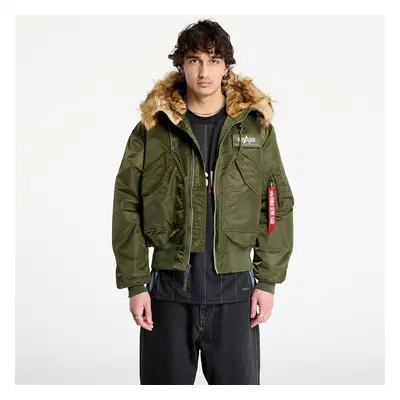 Bunda Alpha Industries 45P Hooded Custom Dark Olive