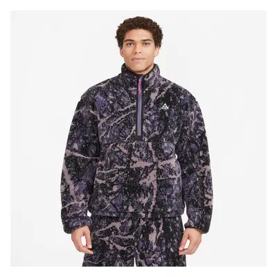 Mikina Nike ACG "Canwell Glacier" Men's Therma-FIT ADV Windproof Half-Zip Fleece Dark Raisin/ Bl