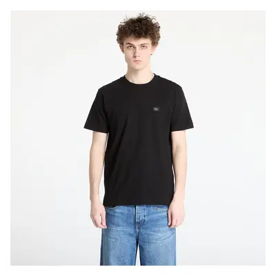 Tričko Calvin Klein Jeans Woven Label Regular Tee Black