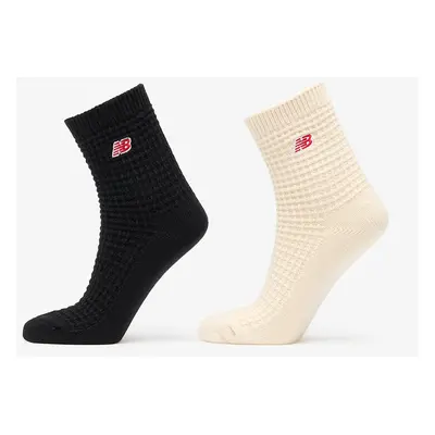 New Balance Waffle Knit Ankle Socks 2-Pack Multicolor