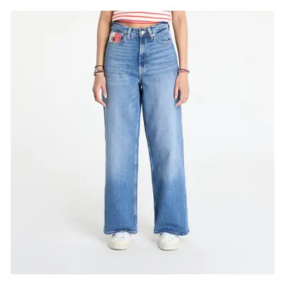 Kalhoty Tommy Jeans Claire High Rise Wide Jeans Denim Medium